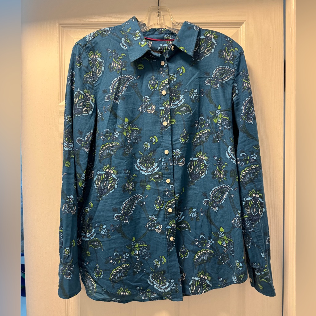 Talbots Blue Button Down